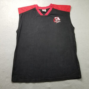 Vintage Dale Earnhardt T-Shirt Men Size XL Black Sleeveless Tank Black #3 NASCAR